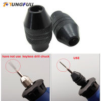 ② อุปกรณ์เสริม Dremel เต็มรูปแบบหัวจับสว่านขนาดเล็กเครื่องบดไฟฟ้า Universal Chuck เครื่องแกะสลักสว่านไฟฟ้าขนาดเล็ก Chuck