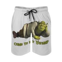 【CW】 To Swamp-Shrek Men  39;S Beach Shorts Dry Swimsuit Trunks Pants Shrek Meme Ogre