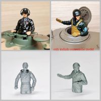 【LZ】ﺴ  1pc soldado comandante figura modelo segunda guerra mundial americano alemão série acessórios decorativos para 1/16 heng longo modelo de tanque rc