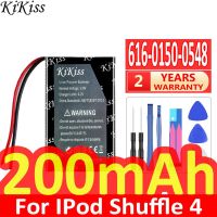 200Mah Kikiss 616ทรงพลัง0150 0548 2เส้นสำหรับเครื่องชาร์จ Ipod Shuffle 4/5/6/7th Mp3 Shuffle6 Shuffle5แบตเตอรี่ดิจิตอล