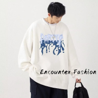 Encounter Fashion  เสื้อสเวตเตอร์  เสื้อกันหนาวมีฮู้ด เสื้อกันหนาว เสื้อแขนยาวชาย เสื้อกันหนาว ผ ช เสื้อฮู้ด เสื้อฮู้ดชาย 2023ใหม่ MWY2390RX5 37Z230914