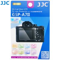 JJC อุปกรณ์ป้องกันหน้าจอ LCD 9H กล้องแสดงผลฟิล์มป้องกันสำหรับโซนี่ A7 III III A7r II III IV A7s III II A7c Α9 A9ii ZV1 ILCE-7M2 ILCE-7RM2