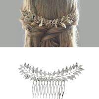 [hot]✖✸  Shuangshuo Bridal Hair Comb Clip Fashion Leaves Rhinestone Hairpin Jewelry Accessories