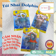 Túi Nhai Ăn Dặm Chống Hóc Cho Bé DOLPHIN SILICON Nhựa PP cho Trẻ Từ 4 Tháng