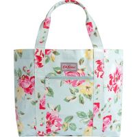 Cath Kidstons กระเป๋ากระเป๋าช็อปปิ้งกันน้ำกระเป๋าทรงสี่เหลี่ยมมีหูหิ้วสะพายไหล่48x35x10cm ใหญ่