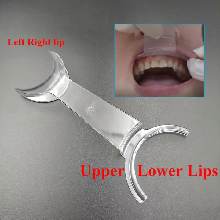 Dental Upper Lower Lip Cheek Double head Lip Retractor Intraoral