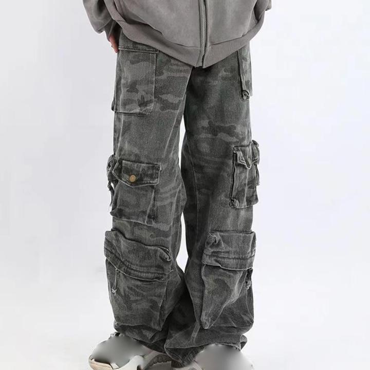 yotjar-กางเกงคาร์โก้สำหรับผู้ชายผู้หญิงกางเกงทำงานขากว้างก่อสร้างทรงแบ็กกี้ทันสมัย
