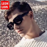 LeonLion Steampunk Sunglasses Men Y2K Luxury Punk Eyeglasses Men/Women Brand Designer Eyewear Men Retro Gafas De Sol Mujer UV400