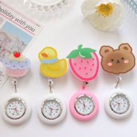 Cartoon Stretchable Girl Heart Cute Nurse Watch Hanging Watch Medical Pocket Watch Chest Watch Pocket Student Exam Watch 【SEP】