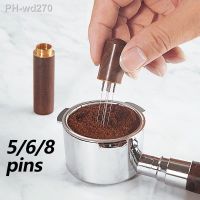 Stainless Steel Coffee Powder Tamper Espresso Powder Stirrer Distributor Leveler Espresso Coffee Tamper Needles Stirring Tool