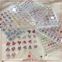 กล่องอะคริลิคหนา แยกช่อง สำหรับใส่อะไหล่ทำเล็บ ถาดใสอเนกประสงค์ Nail Rhinestone Storage  ของตกแต่เล็บ พร้อมส่ง