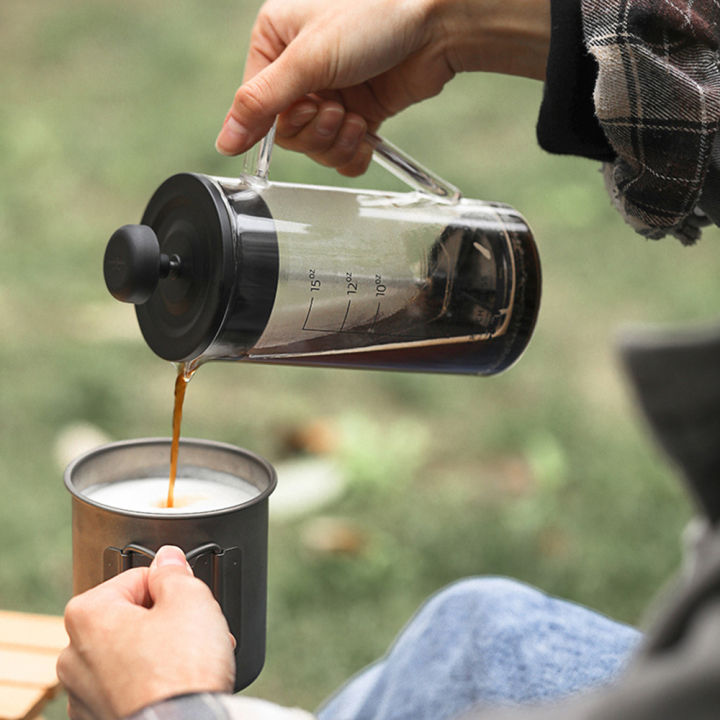 กาน้ำชาทนความร้อนได้ชงเย็นใสใช้ในบ้านพกพาหม้อกาแฟเครื่องชงกาแฟชา