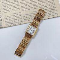 Tanks female retro square watch ultra-thin waterproof atmospheric live hook senior wrist ☒❖
