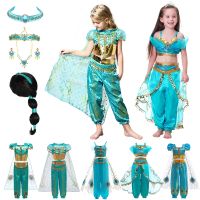 hot【DT】 Aladdins Costume Children Up Clothing Set Tradition Belly