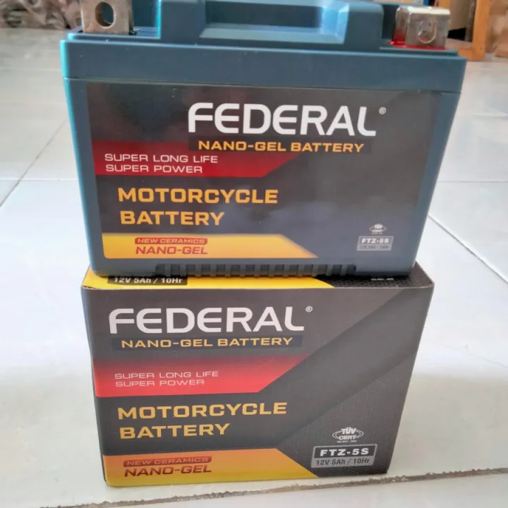 Aki Motor Honda Vario 110 GTZ5S FEDERAL Y Accu Kering MF | Lazada Indonesia