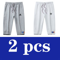 Adidase∮ Men S 3/4 Length Cotton Jogger Men S Sport Running Trousers Sweatpant SummerTH