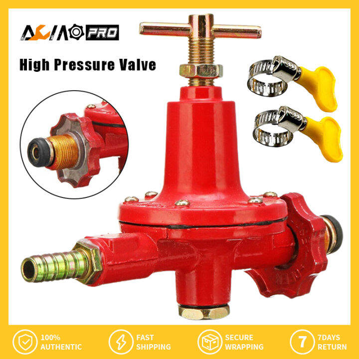 AumoPro 1pcs 030PSI Adjustable High Pressure Propane Regulator LP Gas