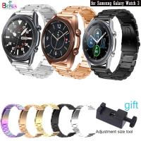 ❀ Stainless Steel 20mm 22mm Watchband for Samsung Galaxy Watch 3 45mm 41mm Replacement watchband strap wristband for Galaxy Watch3