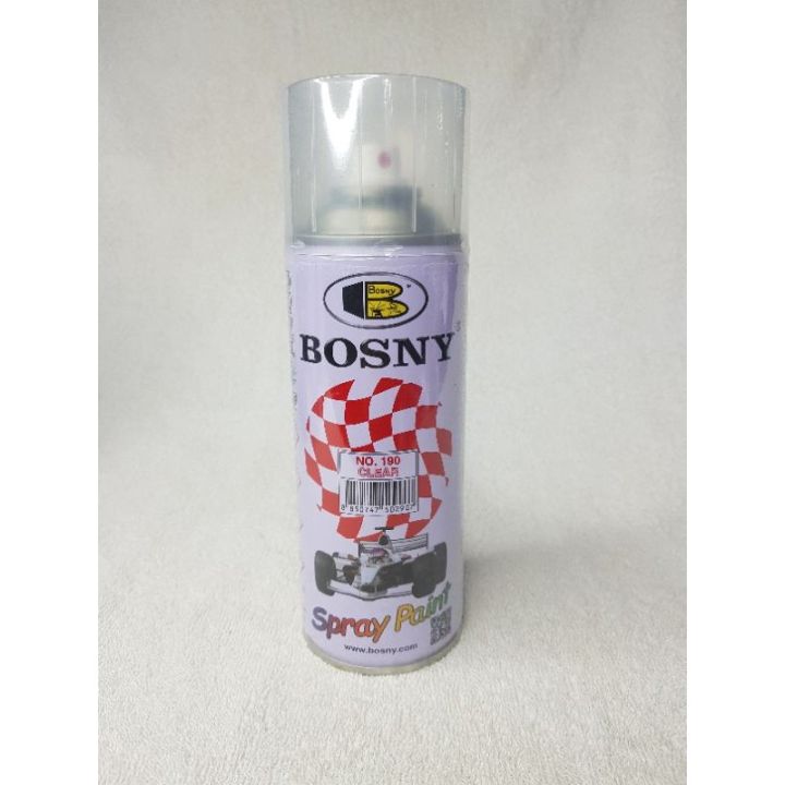 Bosny Clear Spray Paint Top Coat Lazada Ph