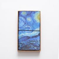 Van Gogh oil painting PU Leather Cover Notebook travel Diary Book Exercise Composition Binding Note Notepad Gift Stationery