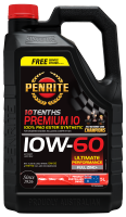 PENRITE PREMIUM 10 น้ำมันเครื่องเพนไรท์ พรีเมียม 10W-60 สังเคราะห์ 100% PAO+ESTER 5L