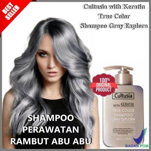 PROMO SPESIAL Cultusia with Keratin True Color Shampoo Gray Explora