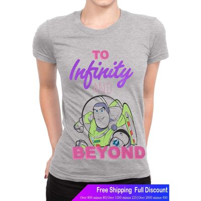 Tee เสื้อยืดแฟชั่น ดิสนีย์เสื้อยืดลำลอง Disney Womens Toy Story T-Shirt Buzz Lightyear Disney Team