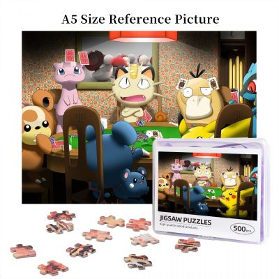 Pokémon Pokemon Pokeball Pikachu Wooden Jigsaw Puzzle 500 Pieces Educational Toy Painting Art Decor Decompression toys 500pcs