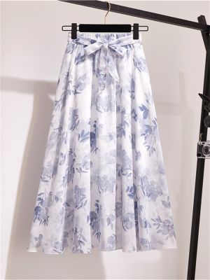 【CC】✲  Skirts Waist 2023 New Fashion Temperament Floral