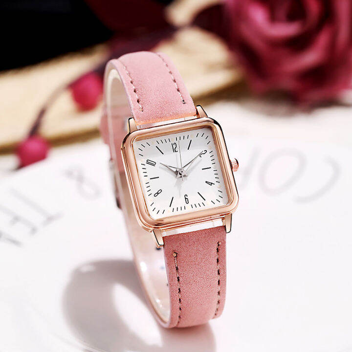 New Ladies Watch Women's Quartz Watch Luminous Square Digital Watch