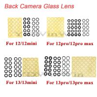 100sets/lot Rear Camera Lens Glass For iPhone 12 13 Pro Max Mini Back Glass Cover with 3M Sticker Adhesive Replacement Parts