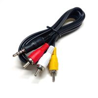 1.2M 3.5mm Jack Plug Male to 3 RCA Adapter High Quality 3.5 to RCA Male Audio Video AV Cable Wire Cord Cables