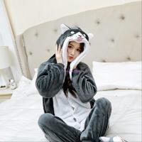 Dog Kigurumi Oneise Pajamas Husky Onesies Adults Women Men Animal Corgi  Pijama Cartoon Cosplay Warm Winter Sleepwear Jumpsuit