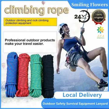 Climbing Elastic Rope Lanyard Strong For Outdoor Sports Rappelling Gear  Style B