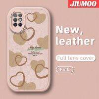 JIUMOO เคสสำหรับ Infinix Note 8 X692เคสกระแสแฟชั่นแบรนด์สวยลายรักบางนุ่มหนังซิลิกาเจลปกป้องเลนส์จากเคสกันกระแทก