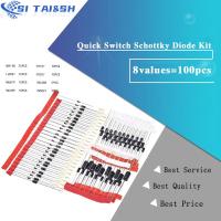 Fast Switching Schottky Diode kit set 1N4148 1N4007 1N5819 1N5399 1N5408 1N5822 FR107 FR207,8values=100pcs,Electronic Components WATTY Electronics