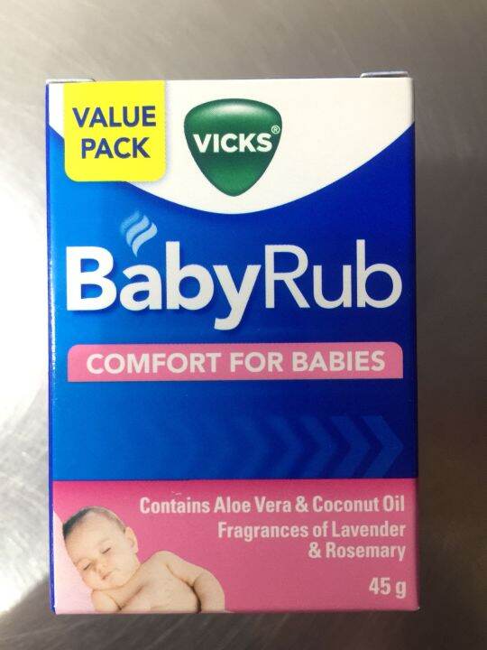 VICKS Baby Rub 50g/45g Nov 2023 Expiry Lazada PH