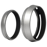 Filter Adapter Ring + Aluminum metal Lens Hood for Fujifilm Fuji FinePix X100 Replace LH-X100 LF91