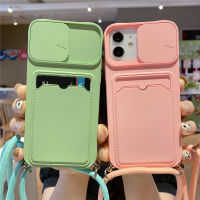 2023HOtNewLiquid ซิลิโคนผู้ถือบัตรกระเป๋าสตางค์สำหรับ 12 11 Pro Max 7 8 Plus XR X XS Max SE 2020 Luxury Crossbody Soft Coque