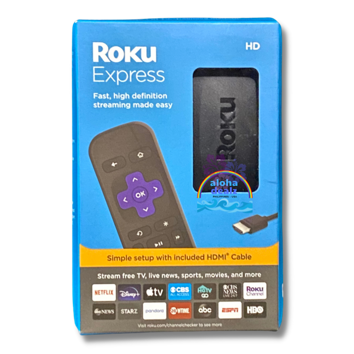 Roku Express (New) | HD Roku Streaming Device with Simple Remote (no TV  controls), Free & Live TV