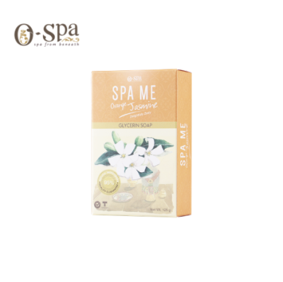 โอสปา สบู่กลีเซอร์รีน กลิ่นดอกแก้ว 125g O-Spa Natural SPA ME Glycerin Soap - Orange Jasmine
