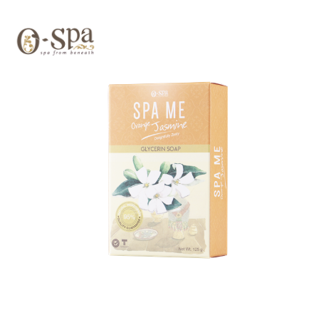 โอสปา-สบู่กลีเซอร์รีน-กลิ่นดอกแก้ว-125g-o-spa-natural-spa-me-glycerin-soap-orange-jasmine