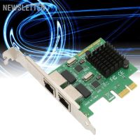 Newsletter อะแดปเตอร์การ์ดเครือข่าย Pci E Nic 2 ทาง Rj45 สําหรับชิปเซ็ต Rtl8111G Pcie X1 Ethernet Lan Win Linux Vmware