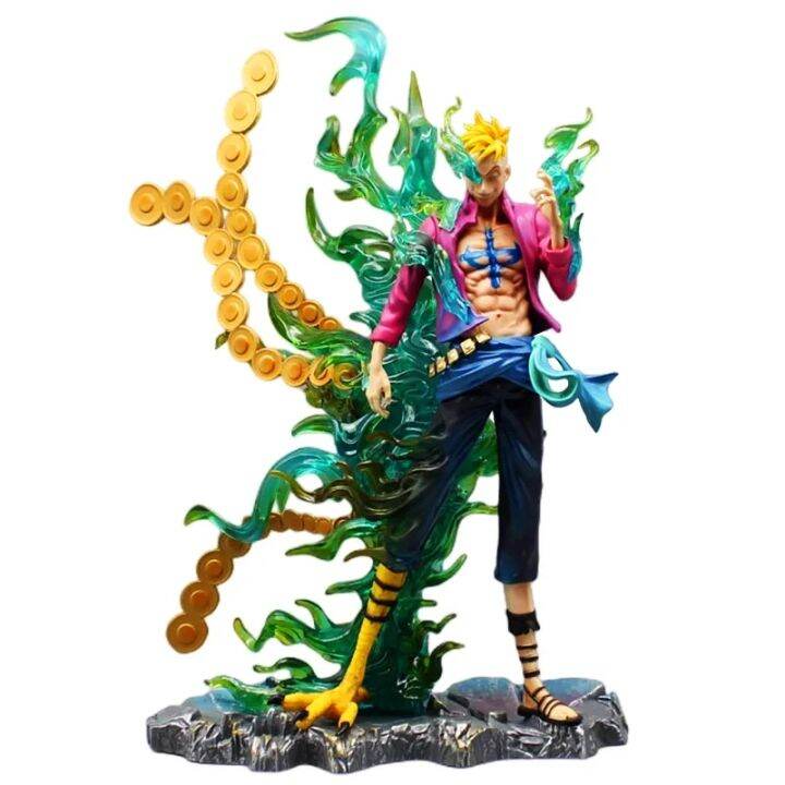 33Cm Anime One Piece Marco Figures Marco Action Figure PVC Ornaments ...