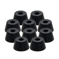 MroMax 4/8/10/16/20/24pcs Foot Pads Cone Straight Diameter 15/20/22/28/30/23/20mm Rubber Height 17/13/15/25/22/9/13mm Hardware