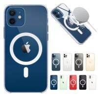 [Disen electronic] สำหรับ iPhone 12 11 Pro 12Max Mini XS X XR Macsafe Mgnetic Case หรูหราใสไร้สาย Mag ชาร์จปลอดภัยปกหลังสำหรับ I Phone
