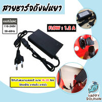 สายชาร์จเครื่องพ่นยาแบตเตอรี่ 12 โวล์ต Flow:1.2A รุ่นถังเล็ก 16L,18L,20L สายชาร์จแบตเครื่องพ่นยา ที่ชาร์จเครื่องพ่นยา ตัวชาร์จเครื่องพ่นยา