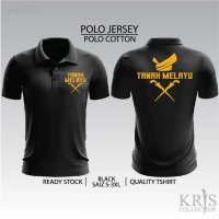 2023 New -polo 2023 Tshirt Tanah Melayu Black Kain Jersey/cotton Baju Lelaki(free Name Logo Custom) Unisex summer polo