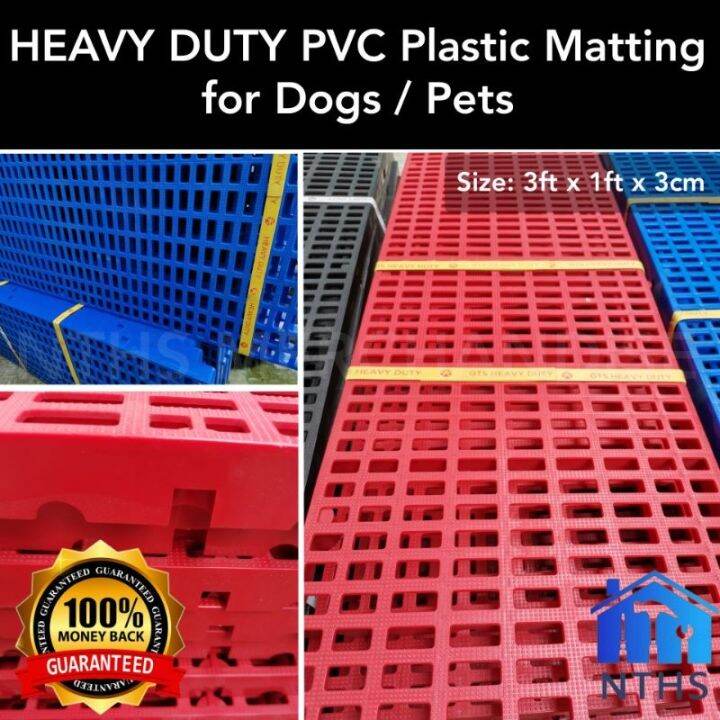 1ft x 3ft 3cm HEAVY DUTY PVC Plastic Matting Cage Flooring for dogs mini led battery Lazada PH