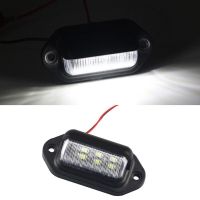 6 LED License Number Plate Light Taillight Cargo Trunk Courtesy Tag Step Lamp License Plate Light Car Truck SUV RV Light